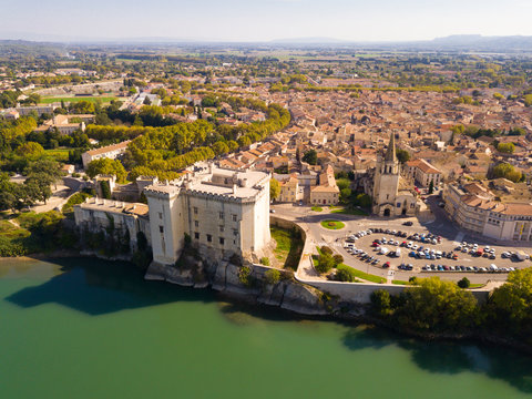 Aerial view of Chateau de Tarascon