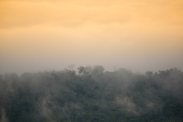 Fog Cover Mountains