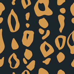 seamless abstract pattern with leopard spots print