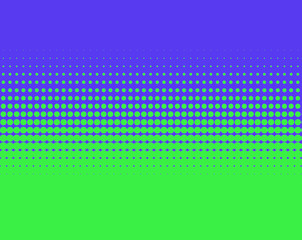 Grün und blau-violett - Moderner Farbübergang mit Punkten