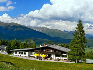 Fototapeta na wymiar Austrian Alps-view from the Fanningberg