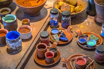 Oil paint pigments minerals