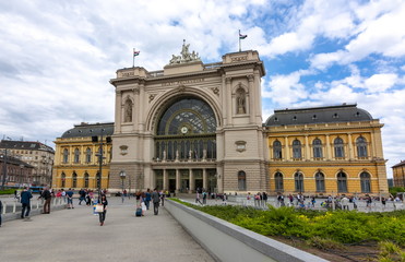 Keleti railway station (Palyaudvar) in Budapest, Hungary