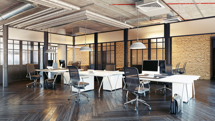 Fototapeta na wymiar modern office interior