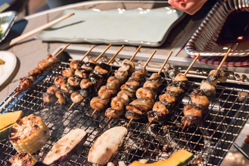 庭先バーベキュー