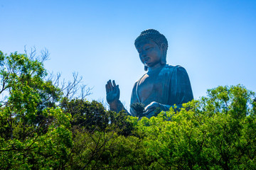 Tian Tan Buddha located at Ngong Ping.