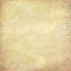 Grunge golden baroque texture for scrapbook