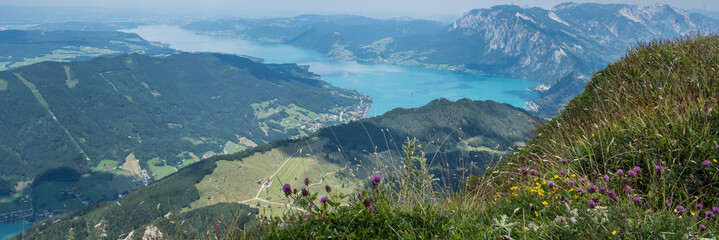 Blick zum Mondsee im Salzkammergut