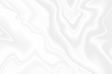 The marble is white. Background with a blurry pattern of light color.