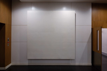 blank advertising billboard ,Mock up Poster media template Ads display