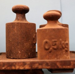 Close up surface of metal structures in high resolution