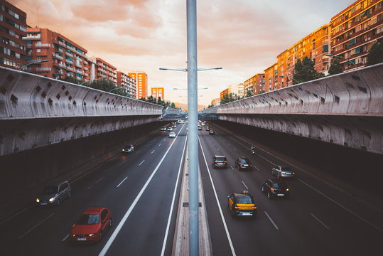 Gran Via Of Barcelona