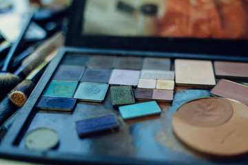 Close-up eye shadow palette