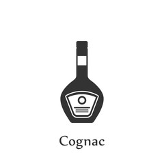 A bottle of Cognac icon. Element of drink icon for mobile concept and web apps. Detailed A bottle of Cognac icon can be used for web and mobile
