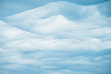 Beautiful clouds on blue sky background