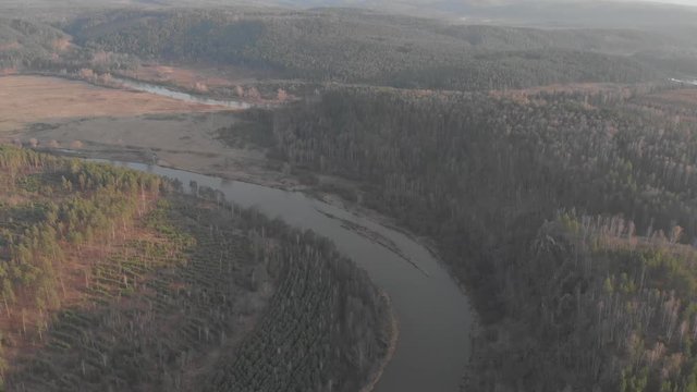 Republic of Bashkortostan, rivers, autumn Idrisovskaya cave. modern.