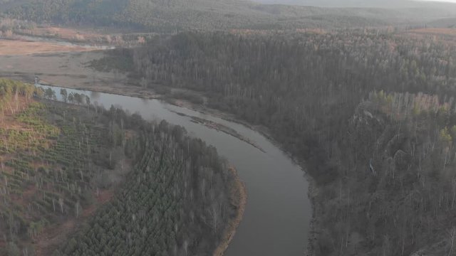 Republic of Bashkortostan, rivers, autumn Idrisovskaya cave. modern.