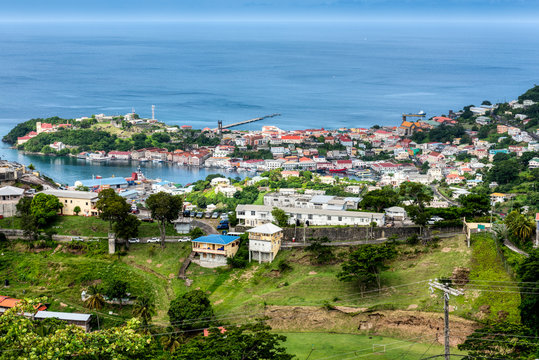 St George, The Capital Of The Caribbean Island Grenada