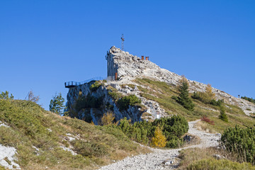  Gipfel des  Pizzo di Levico mit Posten Vezzena