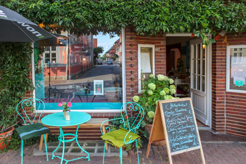 Straßencafe in Deutschland