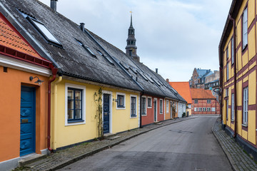 Street scene from the Swedish town of Ystad.