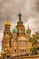 Fototapeta na wymiar Church of the Savior on Blood, St Petersburg, Russia