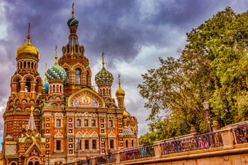 Fototapeta premium Church of the Savior on Blood, St Petersburg, Russia