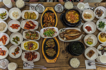Korean banchan restaurant 