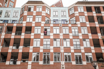 Extraordinary modern skyscrapers and buildings on the street. Amazing and inspirational hi tech...
