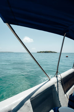 Caribbean Sea view from a boat