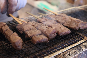 牛肉の串焼き