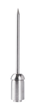 Lightning rod, earthing equipment isolated on white with clipping path