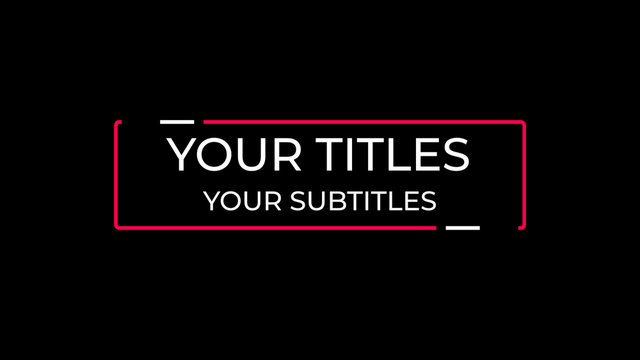 Modern Motion Titles
