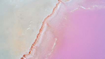 Rose laguna view from top, coastal view , drone shoot 