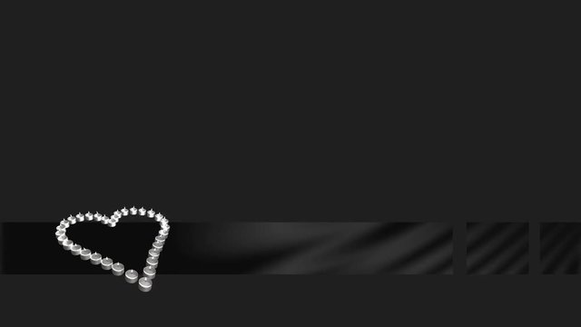 Bauchbinde Kerzen Animation integrierter AlphaKanal loopbar 6 sec.