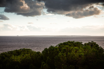 View of the island of pianosa from the Elba Island