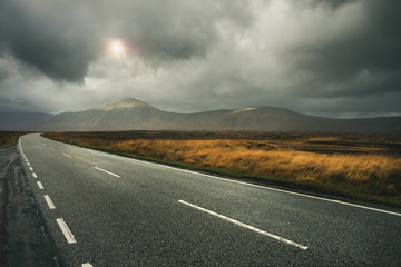 Road trip route déserte ecosse Rannoch Moor