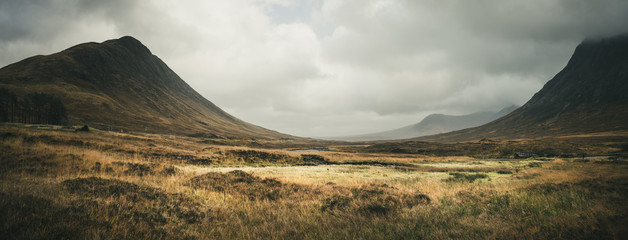 Paysage d'écosse dans les highlands Rannoch Moor