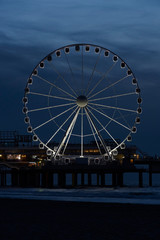 Scheveningen evening ferris wheel