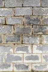 masonry of foam blocks