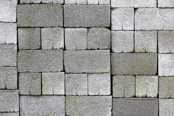 stack of foam blocks. construction texture