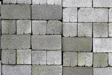 stack of foam blocks. construction texture