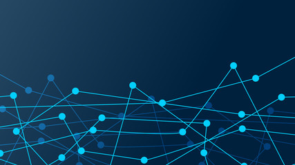 Abstract connection dots. Digital illustration backdrop. Network connection