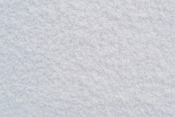 The texture of the snow surface 