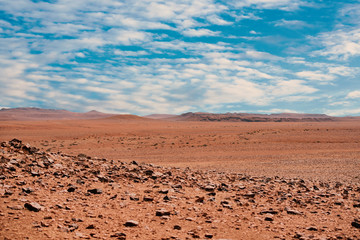 Steinwüste in Namibia Afrika