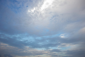 Obraz premium The sky is clouds of a lot