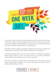 Special Offer Exclusive Sale Vector Illustration