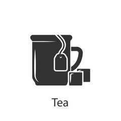 Tea in a mug icon. Element of drink and food icon for mobile concept and web apps. Detailed Tea in a mug icon can be used for web and mobile
