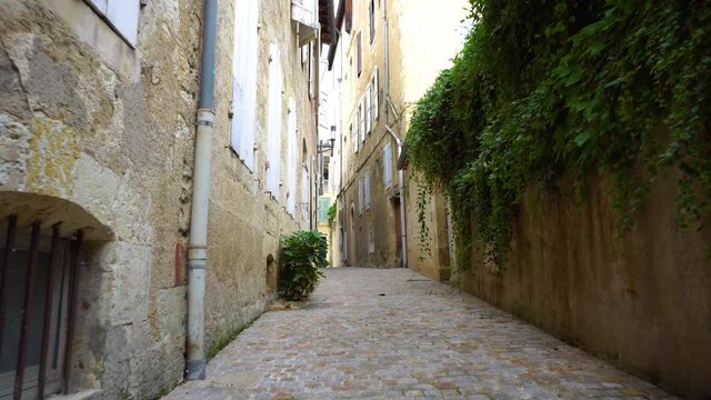 The city is a beautiful old street Auch, France.16.10. 2018
