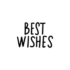 Vector hand drawn lettering phrases. Merry Christmas and Happy New Year